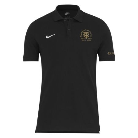 Preordine - Polo Stade Toulousain Back for Back Nero Oro Nike 2026