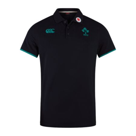 Polo Rugby Irlanda Nero/Verde 24/25 - Canterbury
