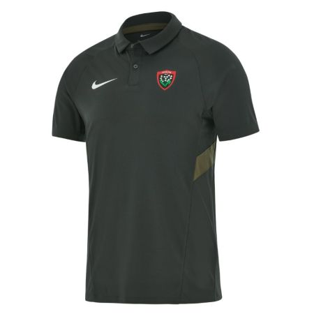 Polo allenamento RC Toulon Nike antracite khaki fronte 2026-2027