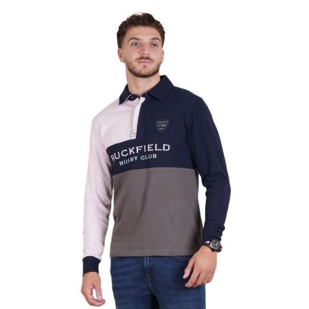 Polo Rugby manica lunga multicolore Le Club - Ruckfield