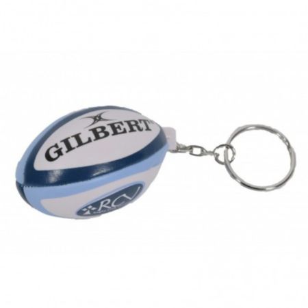 Portachiavi pallone schiuma RC Vannes Gilbert blu con logo ufficiale