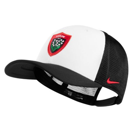 Cappellino trucker RC Toulon Nike C99 con stemma ricamato rosso nero