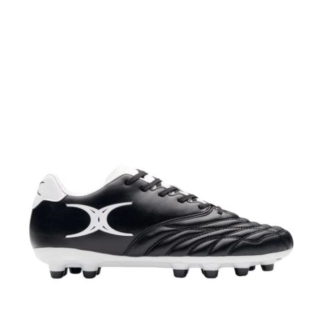 Scarpini da rugby Sidestep Icon MSX Gilbert nero vista profilo bambino