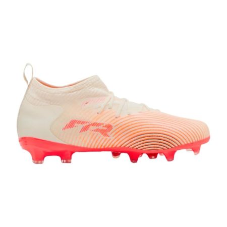 Scarpa da rugby Puma Future 9 Match Junior rosa rosso profilo