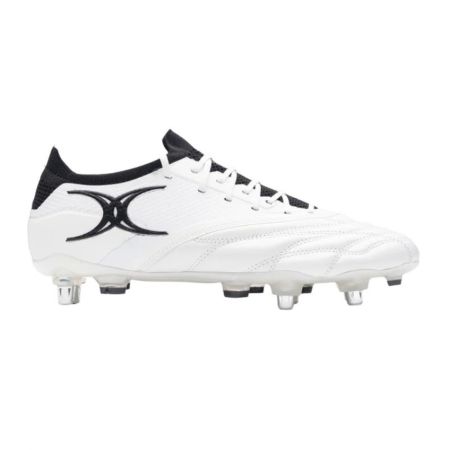 Tacchetti rugby Gilbert Icon Play 2.0 6S bianchi in pelle