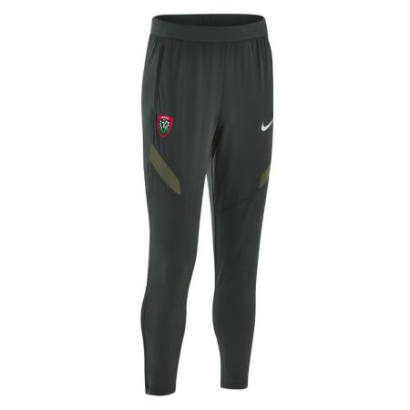 Pantaloni allenamento RC Toulon Nike antracite inserti caki vista frontale