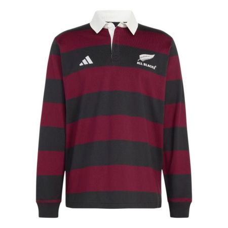 Polo Rugby All Blacks Heritage Bordeaux Adidas Uomo