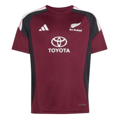 T-shirt rugby bambino All Blacks Maroon Adidas Performance
