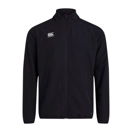Giacca allenamento rugby Canterbury Club nero uomo fronte