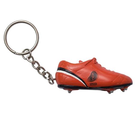 Portachiavi stivale rugby miniatura logo Coppa del Mondo 2027 ufficiale