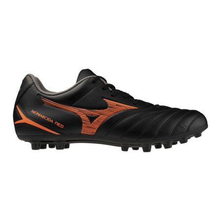 Scarpa da rugby Mizuno Monarcida Neo III FG nera arancione suola