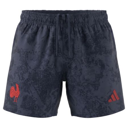 Pantaloncini allenamento rugby adidas Francia FFR 2026/27 blu navy