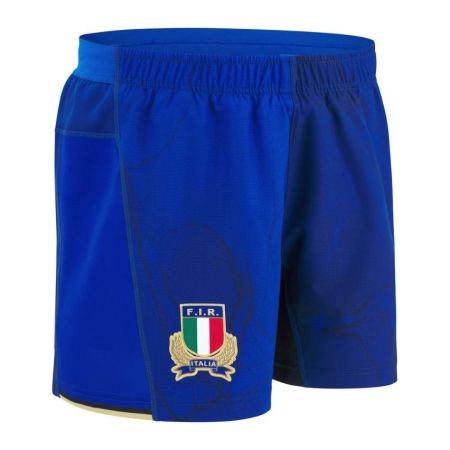 Pantaloncini da Rugby Bambino Home Italia Blu 2025/2026 - Macron

