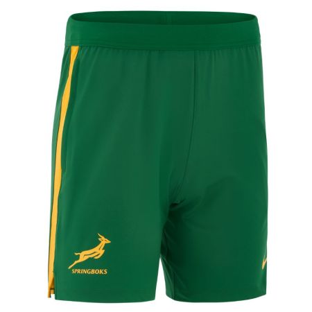 Pantaloncini allenamento Springboks Nike verde Gorge Green dettagli gialli
