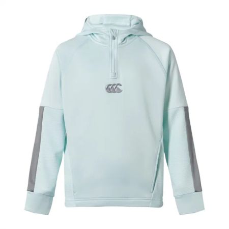 Felpa Con Cappuccio Rugby Allenamento Overhead Azzurro Chiaro - Canterbury