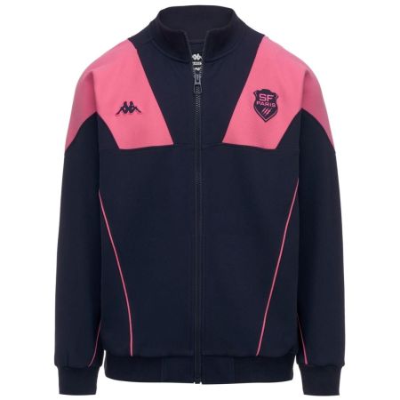 Giacca Rugby Supporter Stade Français Paris Kappa con Zip Integrale