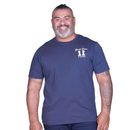 Maglietta Rugby Jonah Lomu Blu Navy - Ruckfield