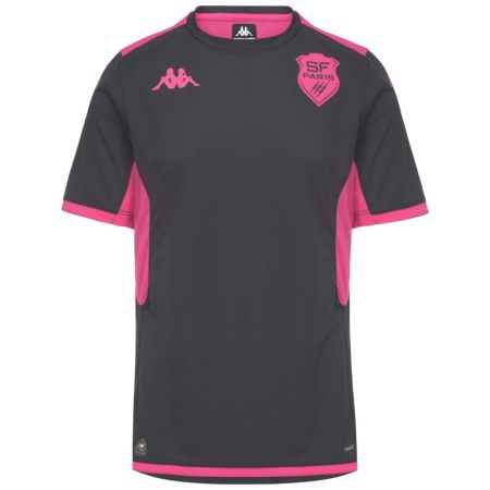 Maglietta rugby allenamento Stade Français Paris grigia Kappa