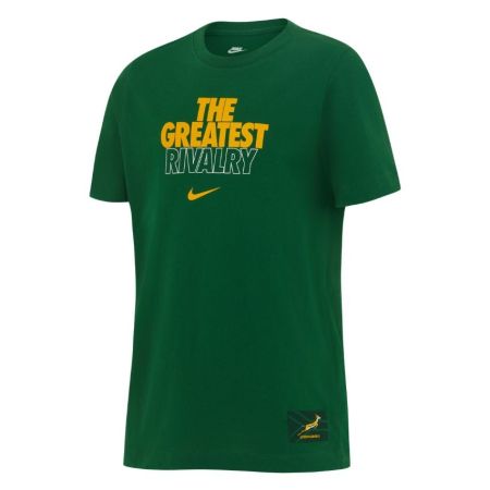 T-shirt bambino Nike Springboks verde grafica Tour AB vista frontale