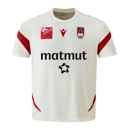 T-Shirt Rugby Lyon Lou Training Ruck Bianca - Macron
