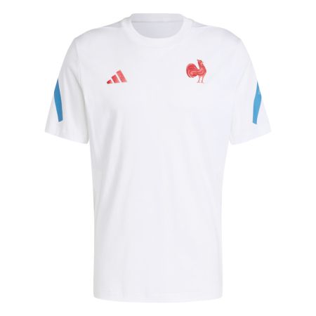 T-shirt Rugby Trasferta Francia Bianco 2024/2025 – Adidas