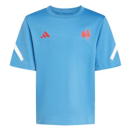 Maglietta da rugby Francia bambino azzurro 2024/2025 - Adidas