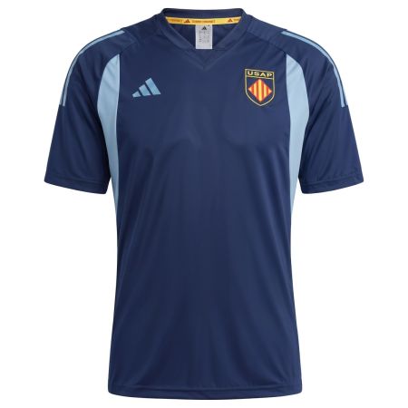 Maglietta tecnica USAP Perpignan rosso e oro Adidas 2026-2027