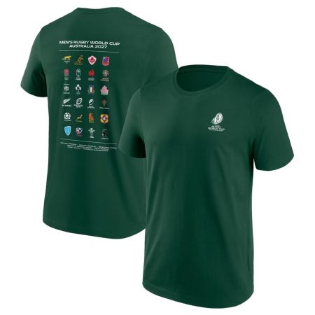 Maglietta Rugby Coppa del Mondo 2027 Australia Verde Scuro