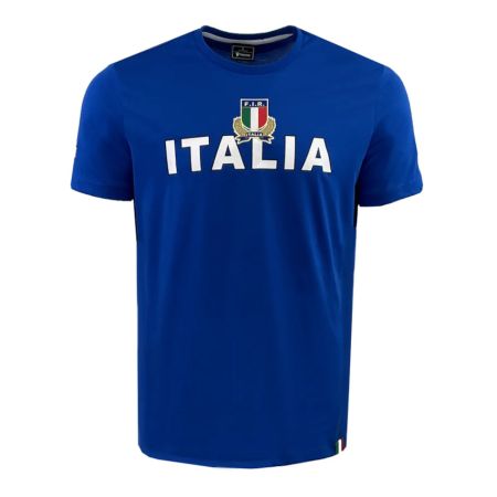 T-shirt da Rugby Italia Cotone 24/25 – Macron