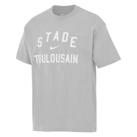 T-Shirt da Rugby PREMIUM Stade Toulousain 2025/2026 Grigia - Nike