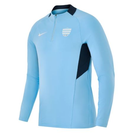 Felpa Allenamento Rugby Racing 92 Zip Nike Uomo 2026-2027