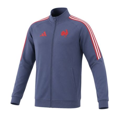 Giacca da allenamento Francia Rugby Shadow Navy adidas FFR 2026