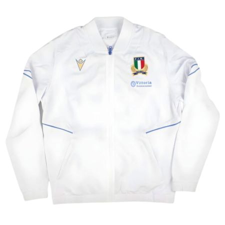 Giacca Allenamento Rugby Italia Zip 2025/2026 - Macron