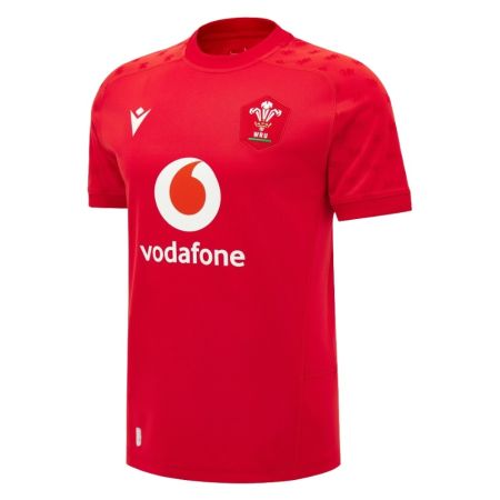 Maglia rugby Galles casa junior 2026/27 Macron