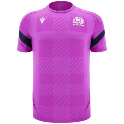 Maglietta da Allenamento Rugby Scozia 2025/2026 Viola - Macron