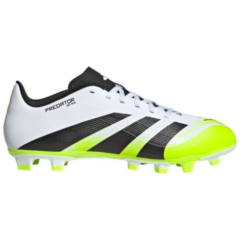 Scarpe da Rugby Predator Club FG/MG Tacchetti Stampati Terreno Asciutto Nero/Bianco/Fluo - Adidas