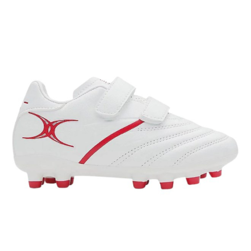 Scarpe da rugby bambino X20 LO MSX Tacchetti Stampati Bianco Rosso – GILBERT