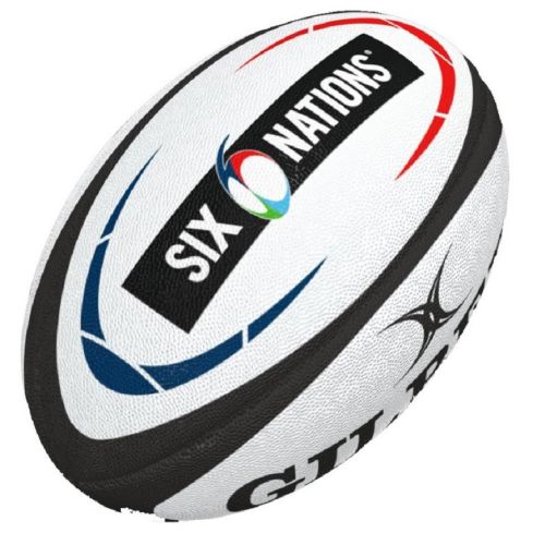 Ballon Rugby Réplique 6 Nations 2021 Taille 5 - Gilbert