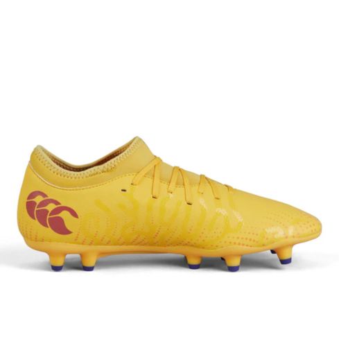 Scarpe da Rugby Speed Infinite Team FG Tacchetti Stampati per Terreno Asciutto Giallo - Canterbury