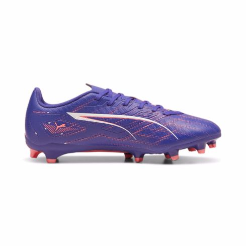 Scarpe da Rugby Ultra 5 Play FG/AG Bambino Tacchetti Stampati Terreno Secco Viola - Puma
