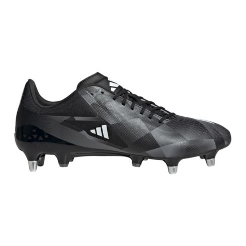 Scarpe da rugby con tacchetti Adizero RS15 Pro Nero / Bianco / Grigio - Adidas