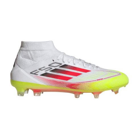 Scarpe da rugby donna F50 Pro FG Tacchetti Stampati Terreno Asciutto Bianco/Fluo/Rosso – Adidas