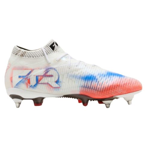 Scarpe da Rugby Future 8 Ultimate MxSG Tacchetti Ibridi Terreno Misto Bianco - Puma
