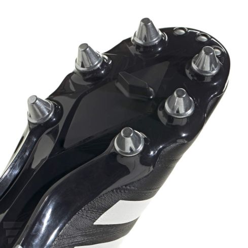 Scarpe da Rugby Kakari SG Tacchetti Avvitati Terreno Morbido Nero - Adidas