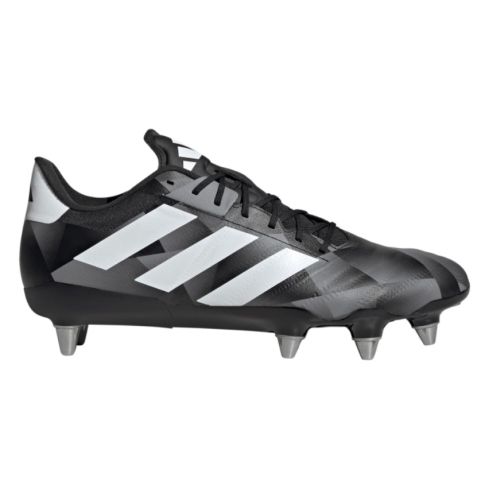 Scarpe da Rugby Adizero Avanti RS15 (SG) Tacchetti a Vite Terreno Morbido Grigio/Bianco/Carbonio 2025/2026 - Adidas