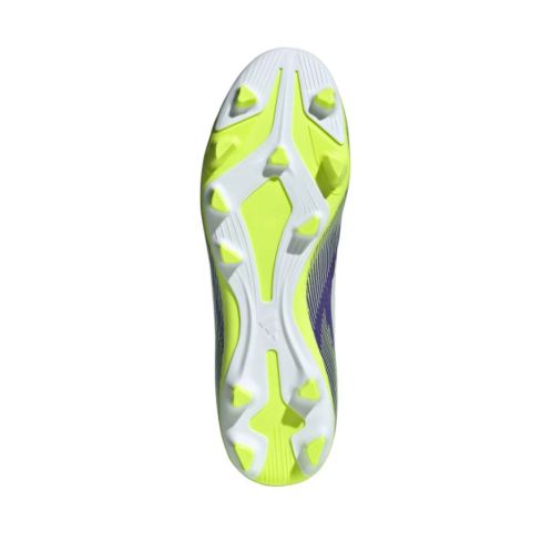 Scarpe Rugby F50 Club FG/MG Tacchetti Fissi Terreno Asciutto Viola/Verde - Adidas