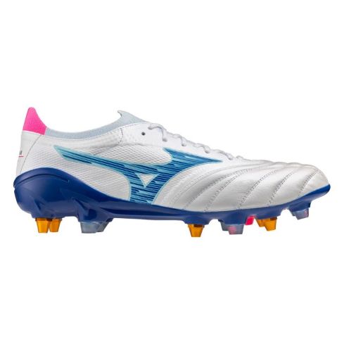 Scarpe da Rugby Morelia Neo IV B Elite SI Ibride Terreno Misto Bianco e Blu - Mizuno
Demander à ChatGPT