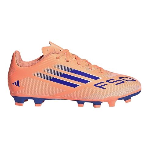 Scarpe da rugby con tacchetti fissi F50 Club FG/MG Bambino Arancioni - Adidas