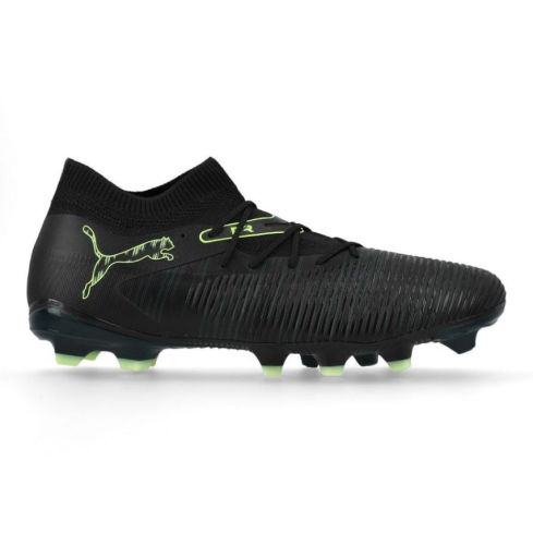 Scarpe da Rugby con tacchetti fissi FUTURE 8 MATCH FG/AG Terreno Compatto / Erba Sintetica Nero/Verde - Puma