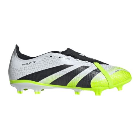 Scarpe da Rugby Stampate Adidas Predator (FG/AG) Bianco Giallo